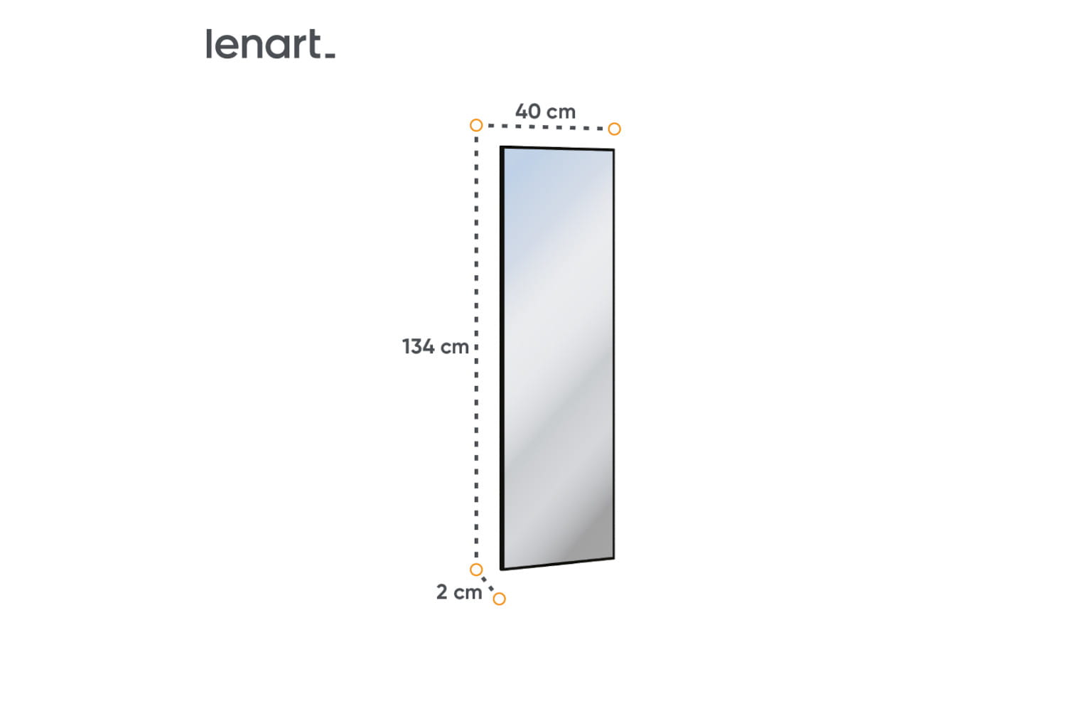 wymiary lustra quant 6