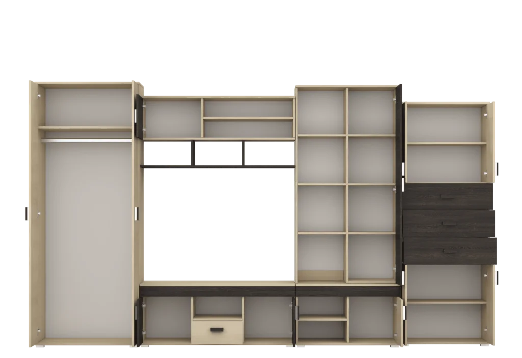 wnętrze meblościanki nely