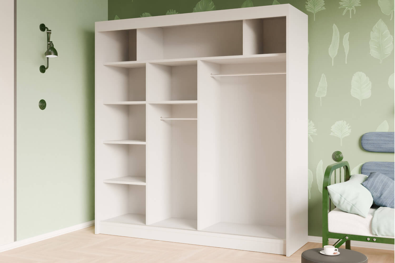 wnętrze szafy ryfli 200