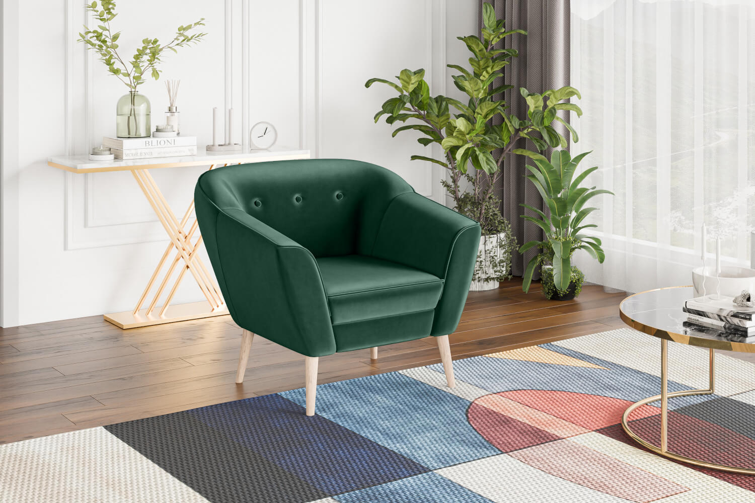 fotel dima I-zielona -riviera 38