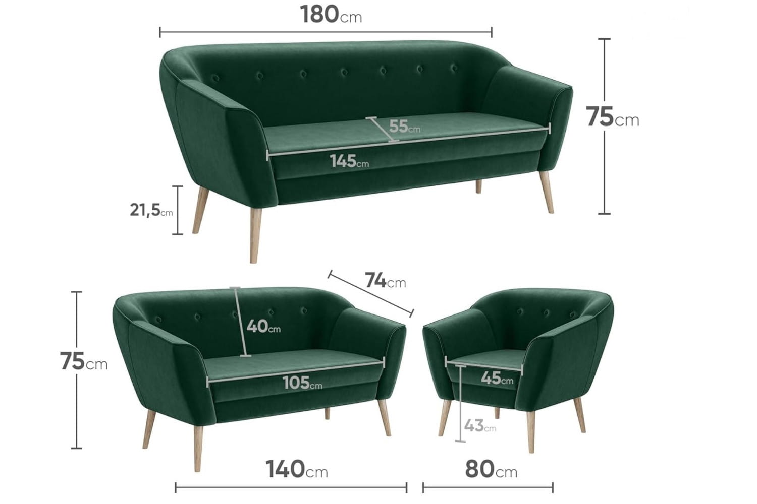 wymiary fotela dima I 