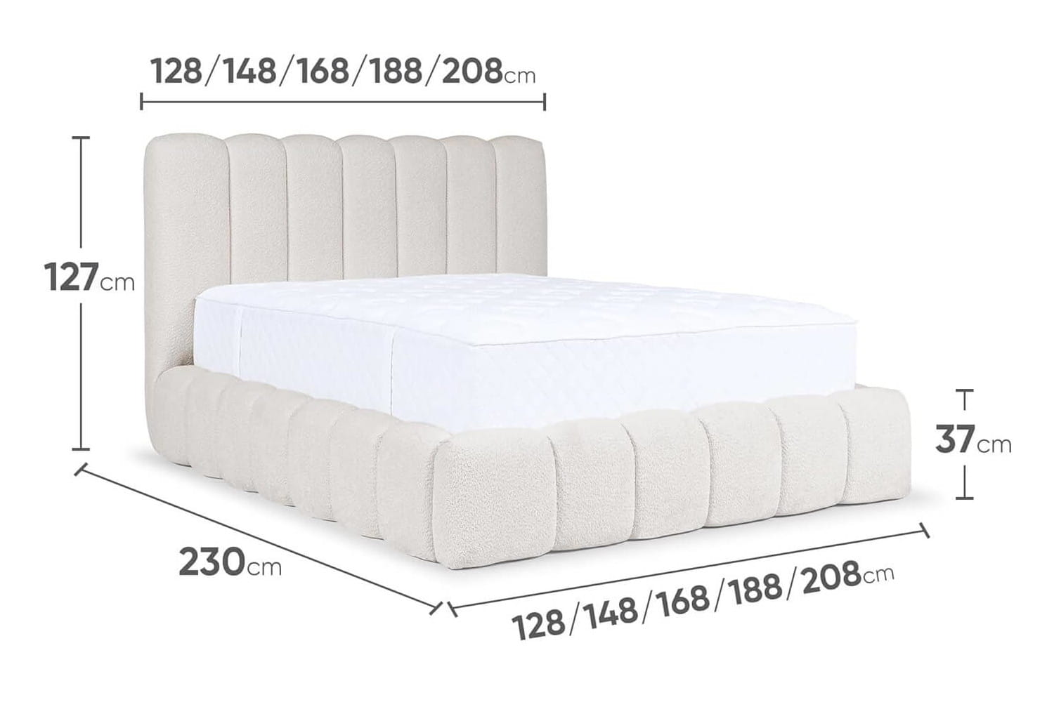 wymiar łożka kandi