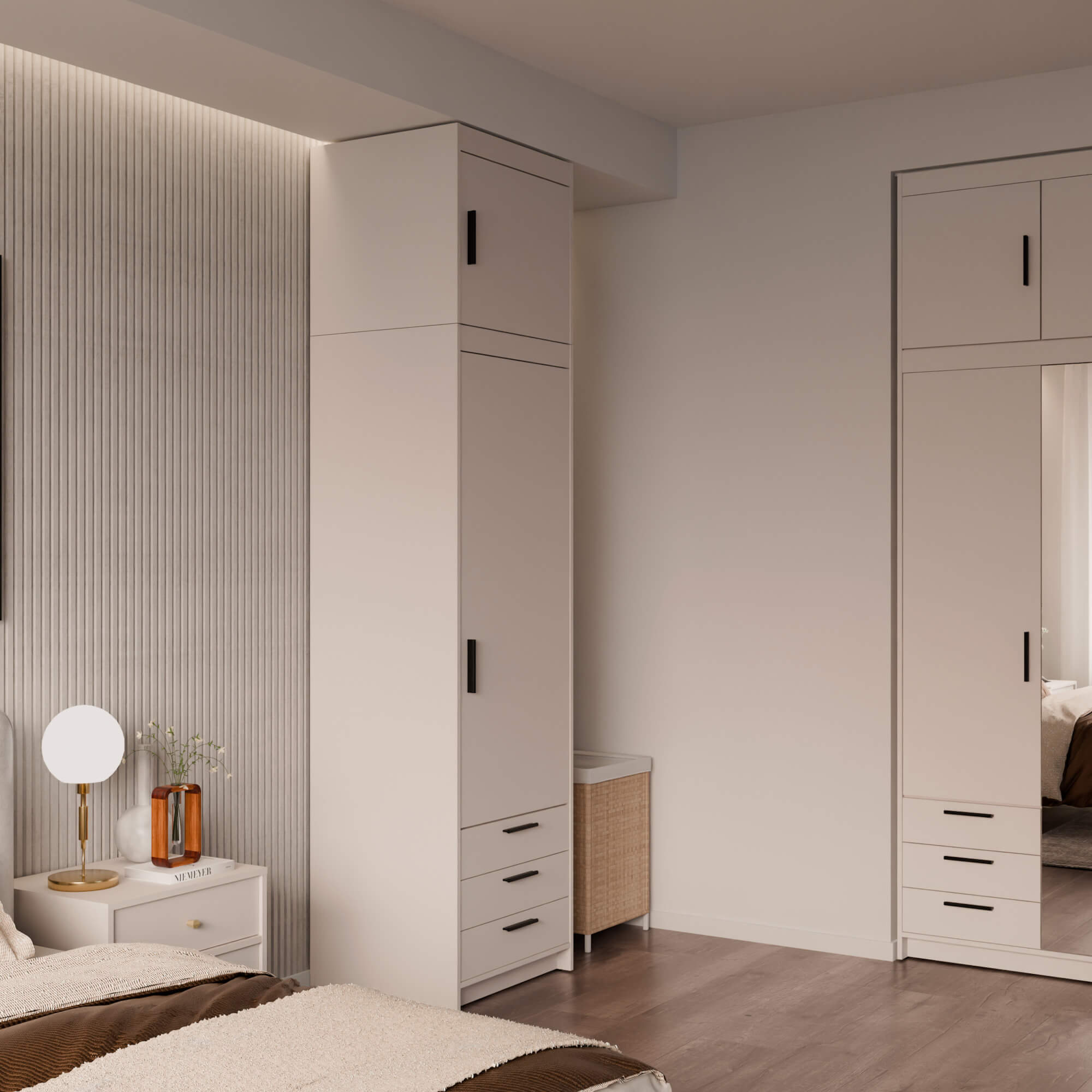 szafa lena 1d3s beż