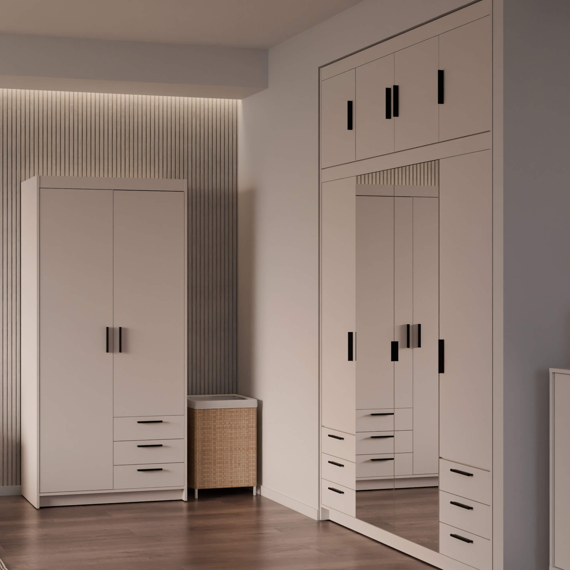 beżowa szafa lena bp013s