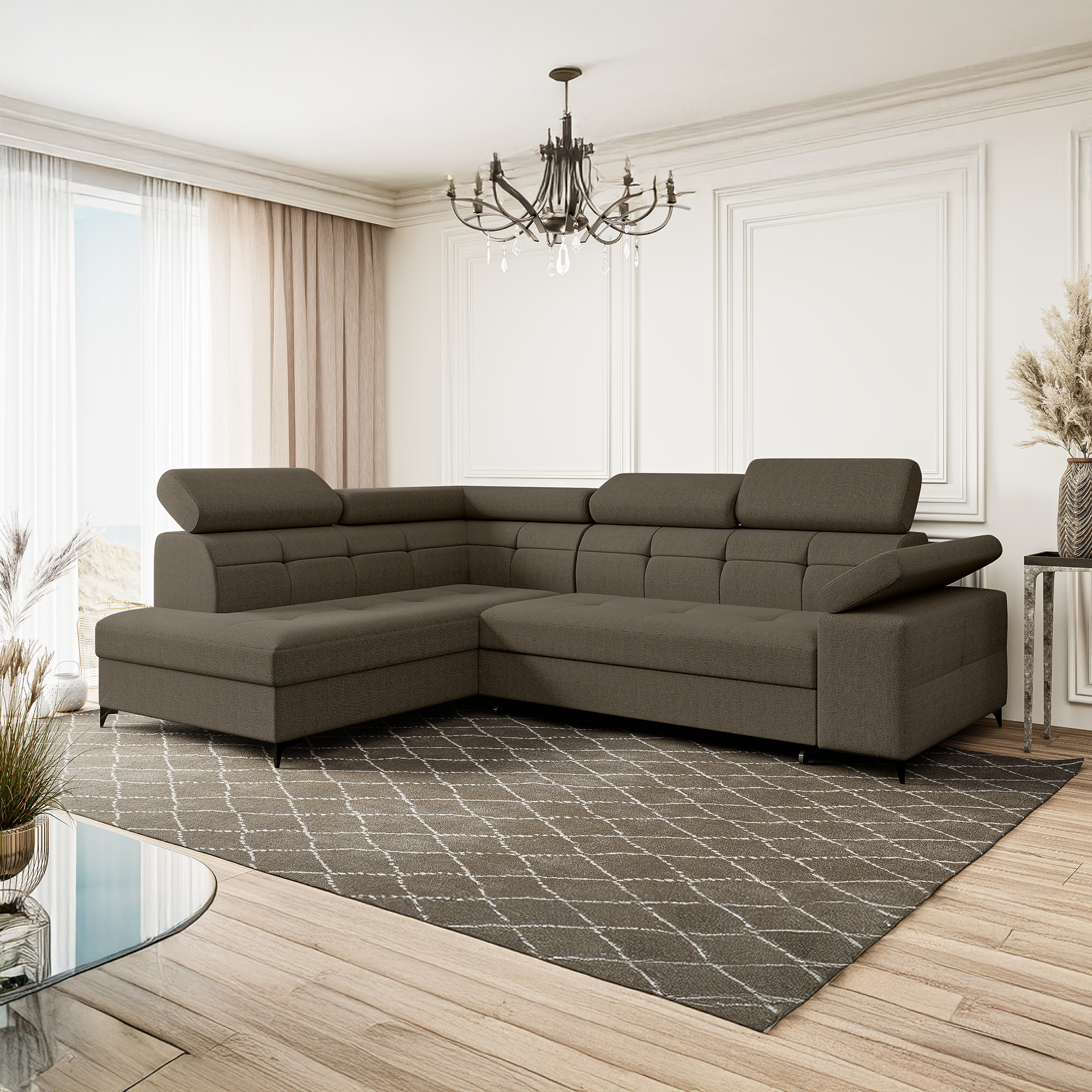 narożnik berg brązowy